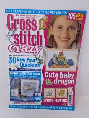 Cross Stitch Crazy Magazine British January 2002